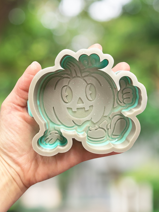 Pumpkin thumbs up mold - READY TO SHIP