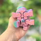 Rainbow cow articulated 3D figurine