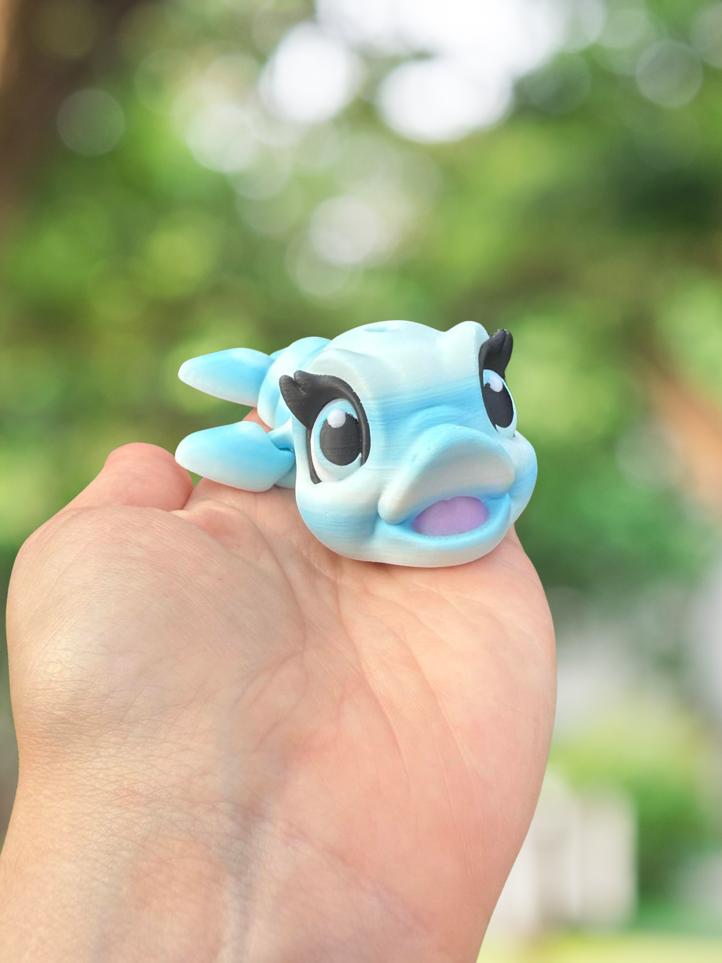 Dolphin 3D printed articulated figurine