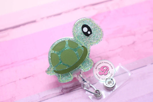 Turtle badge reel