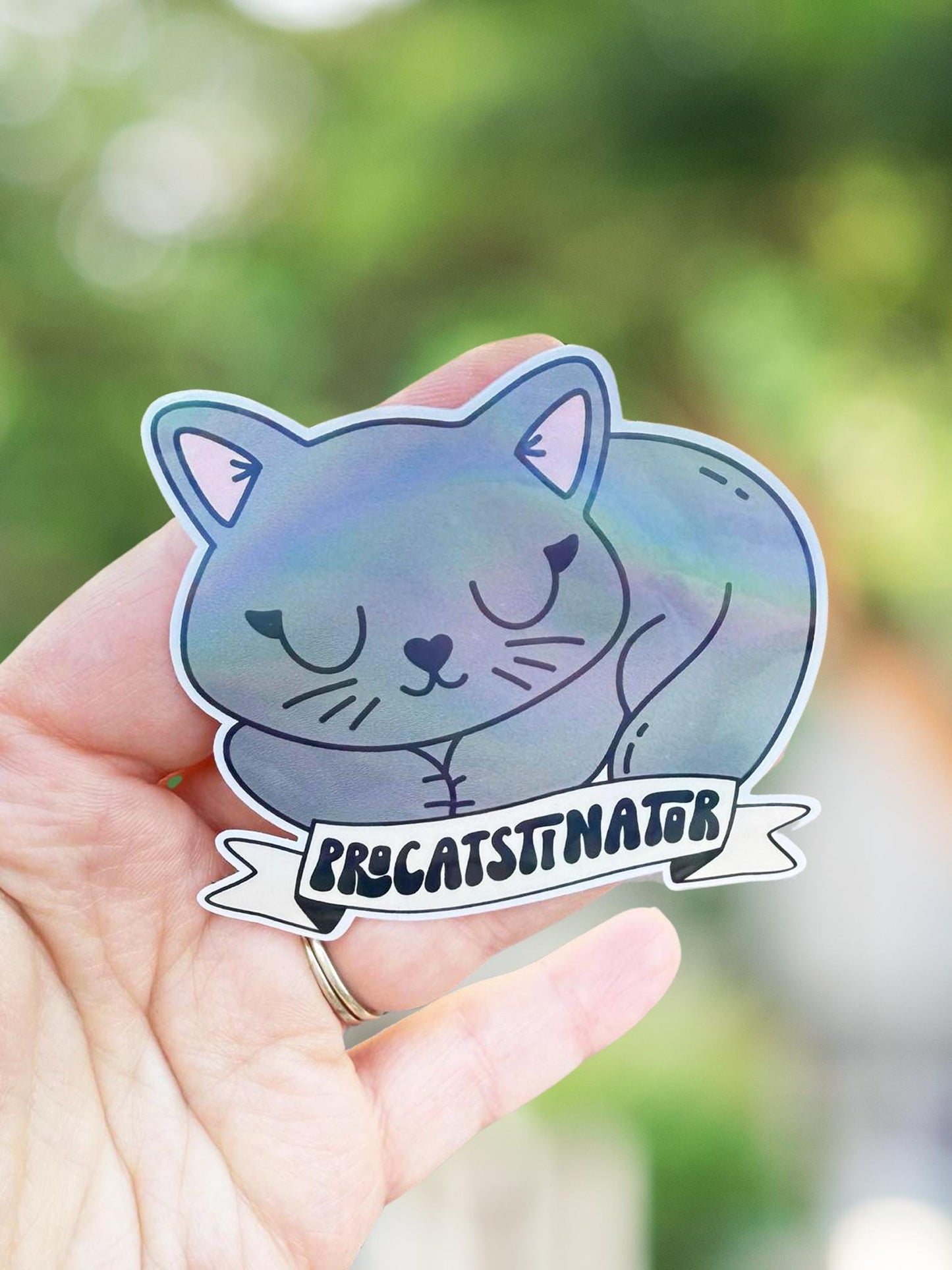 Procatstinator sticker
