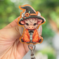 Highland Witch Cow Retractable Badge Reel