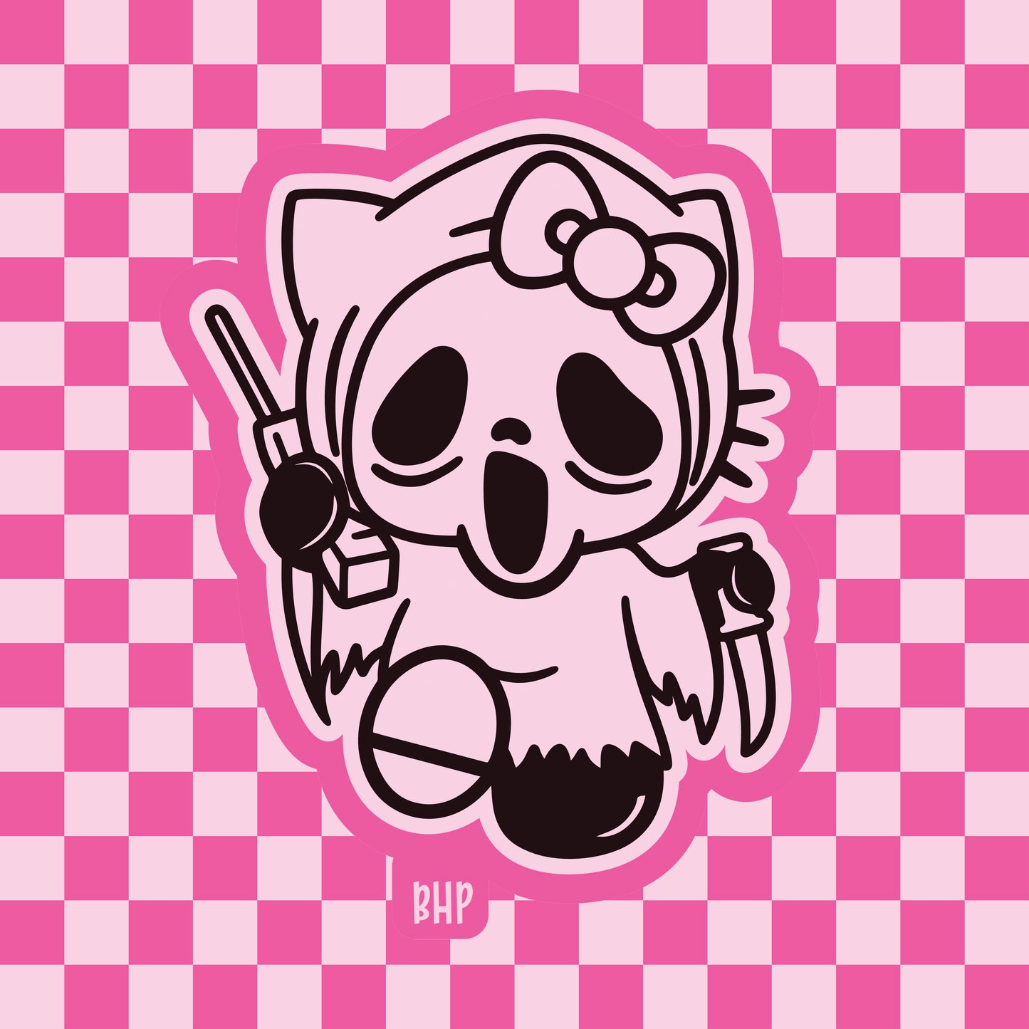 Kitty scream silicone freshie mold