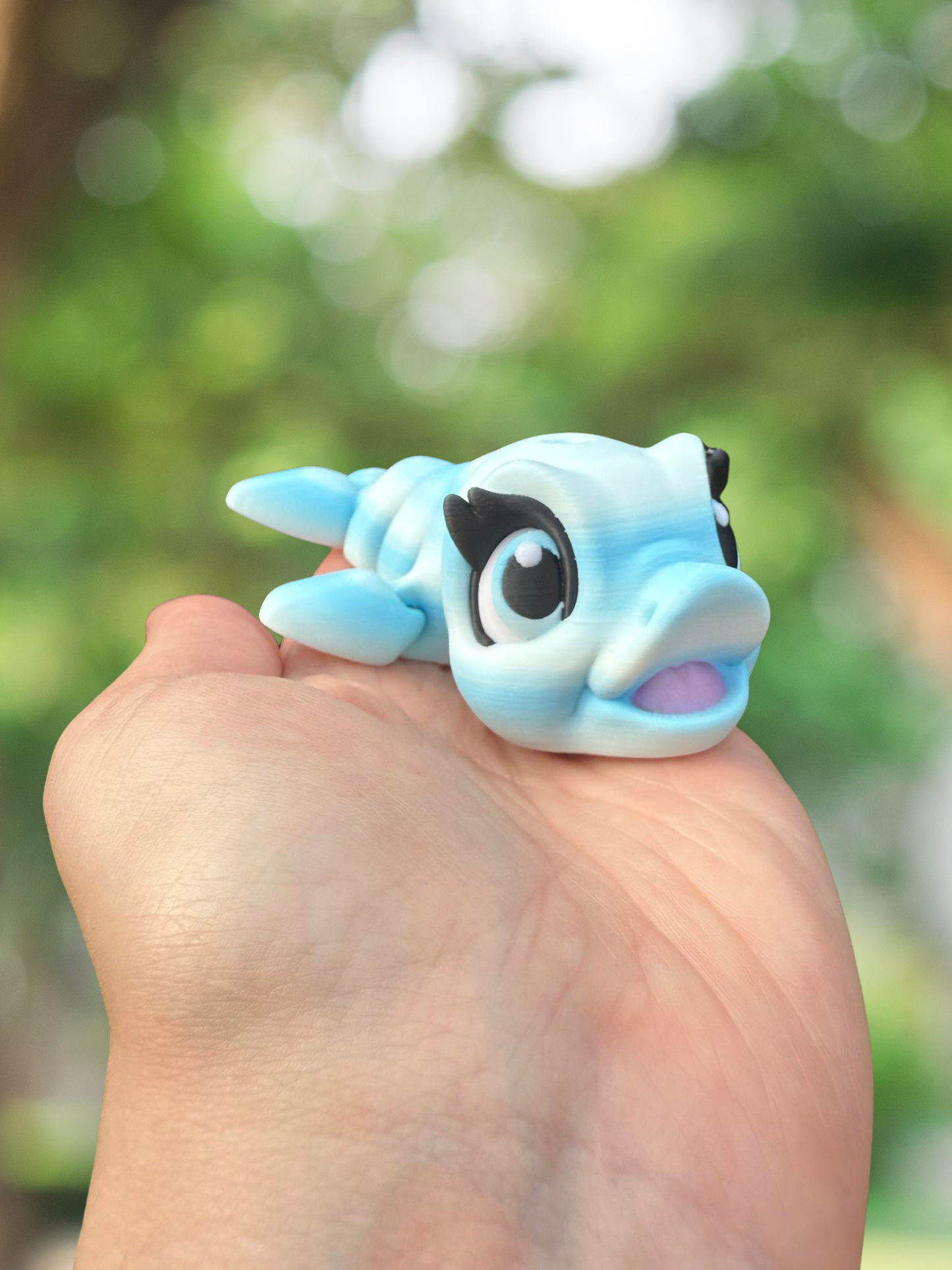Dolphin 3D printed articulated figurine