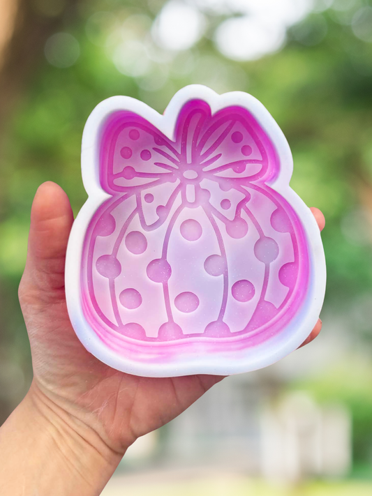 Polka dot pumpkin mold - READY TO SHIP