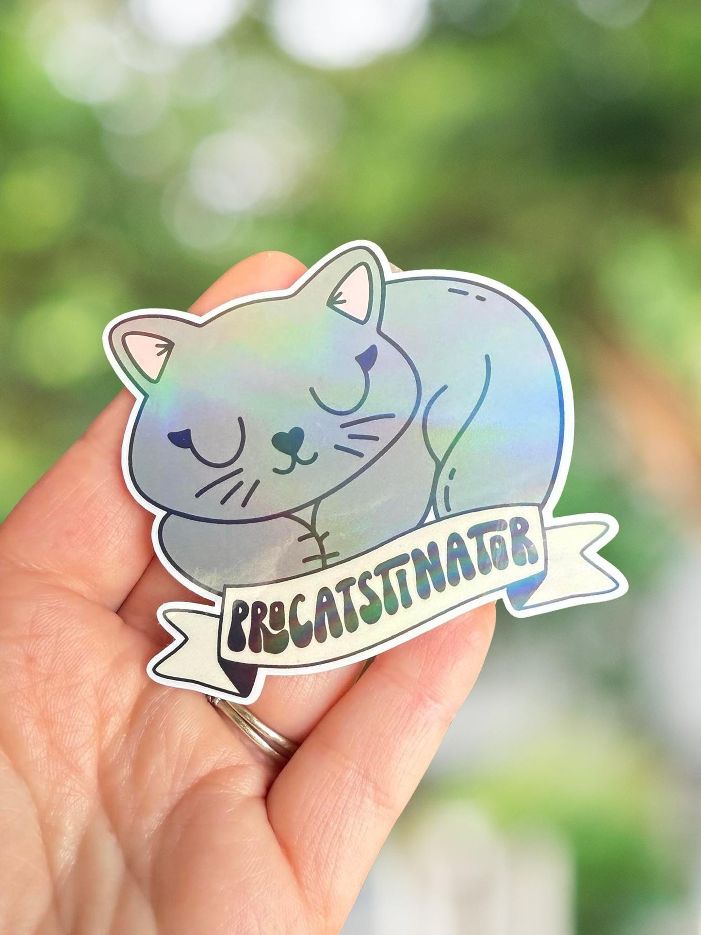 Procatstinator sticker