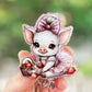 Strawberry pig retractable badge reel