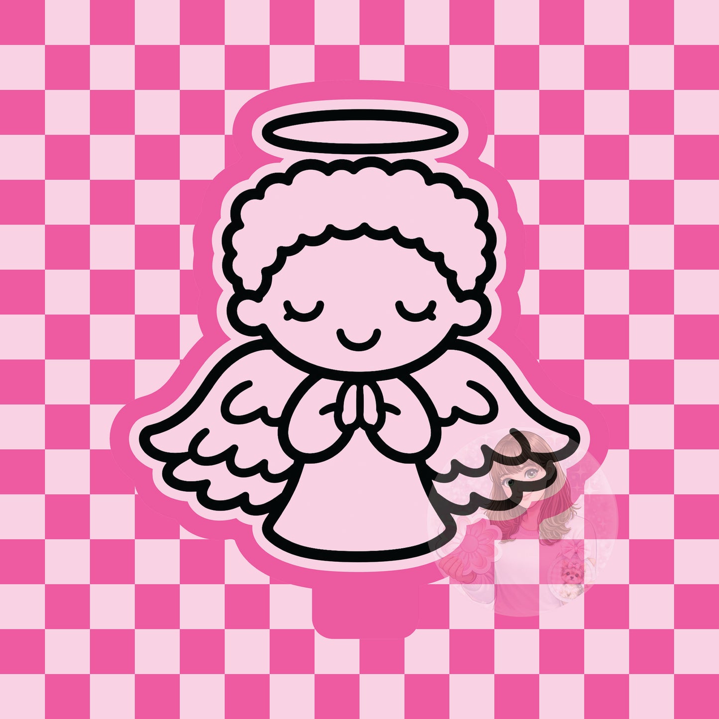 Angel boy silicone freshie mold