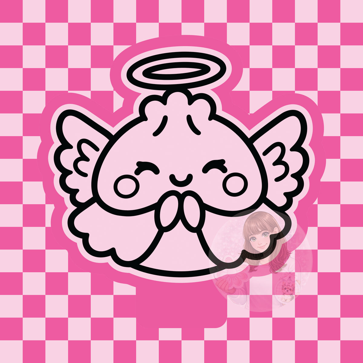 Angel dumpling silicone mold