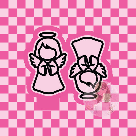 Angel vent clips silicone freshie mold