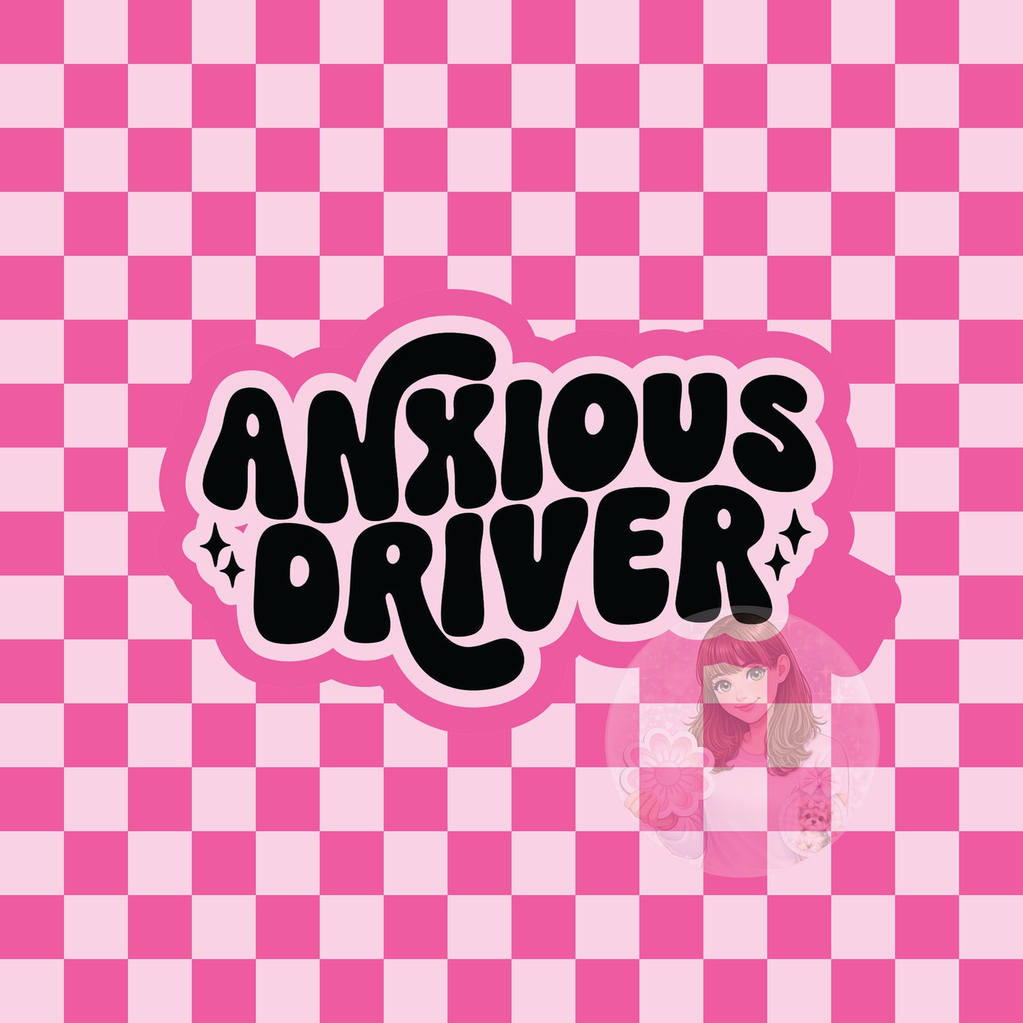 Anxious driver silicone freshie mold
