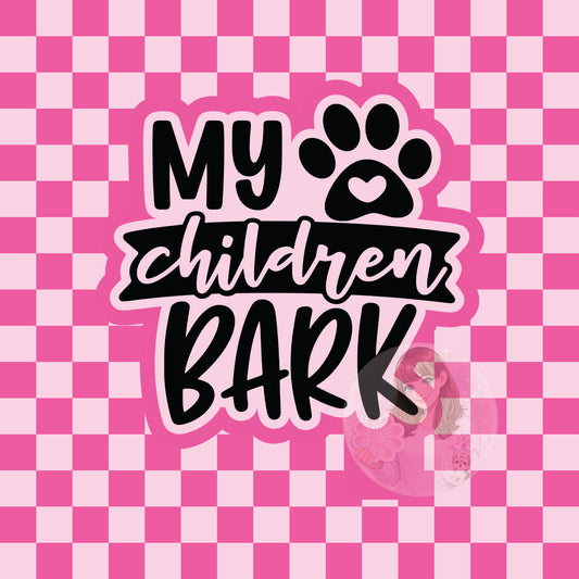 My children bark silicone freshie mold