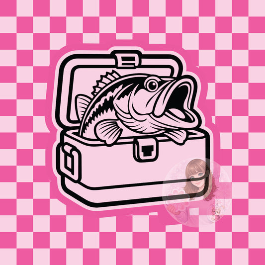 Bass fish cooler silicone freshie mold