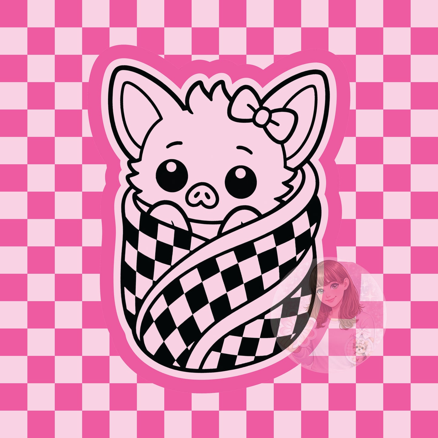 Swaddled bat silicone freshie mold