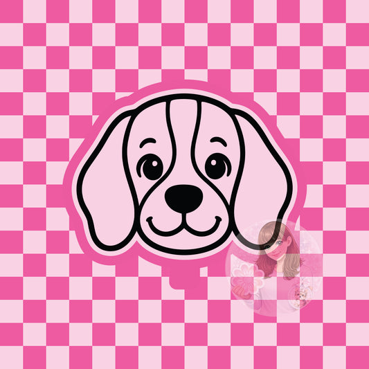 Beagle dog head silicone freshie mold