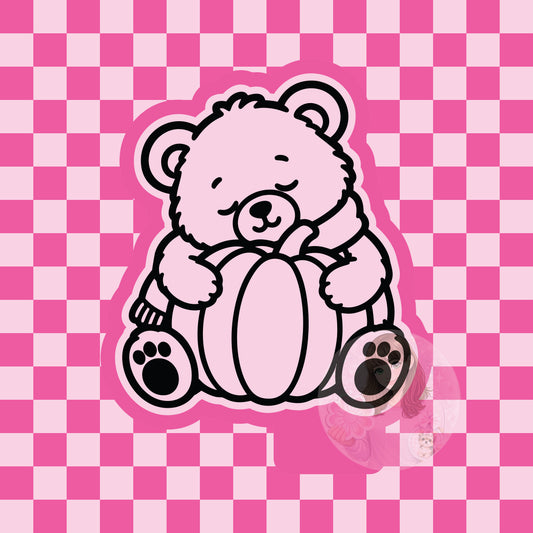 Sleepy pumpkin bear silicone freshie mold