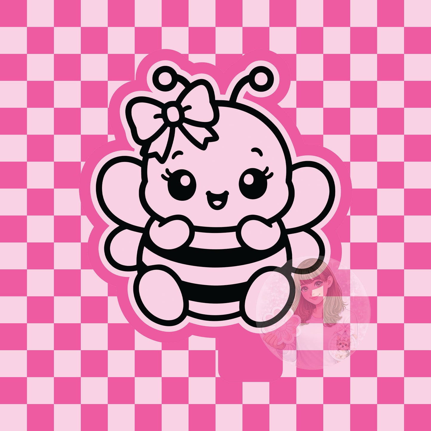 Chubby bumblebee silicone freshie mold