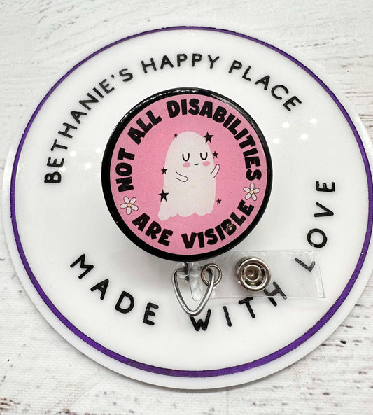 Not all disabilities are visable badge reel