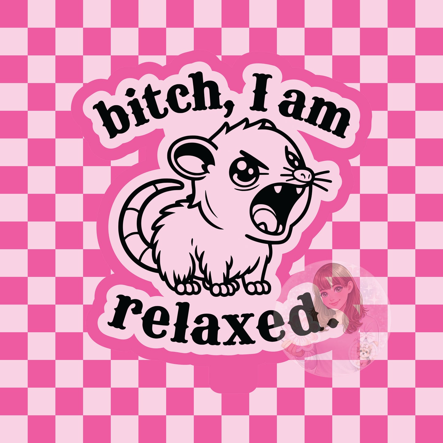 Bitch I am relaxed silicone freshie mold