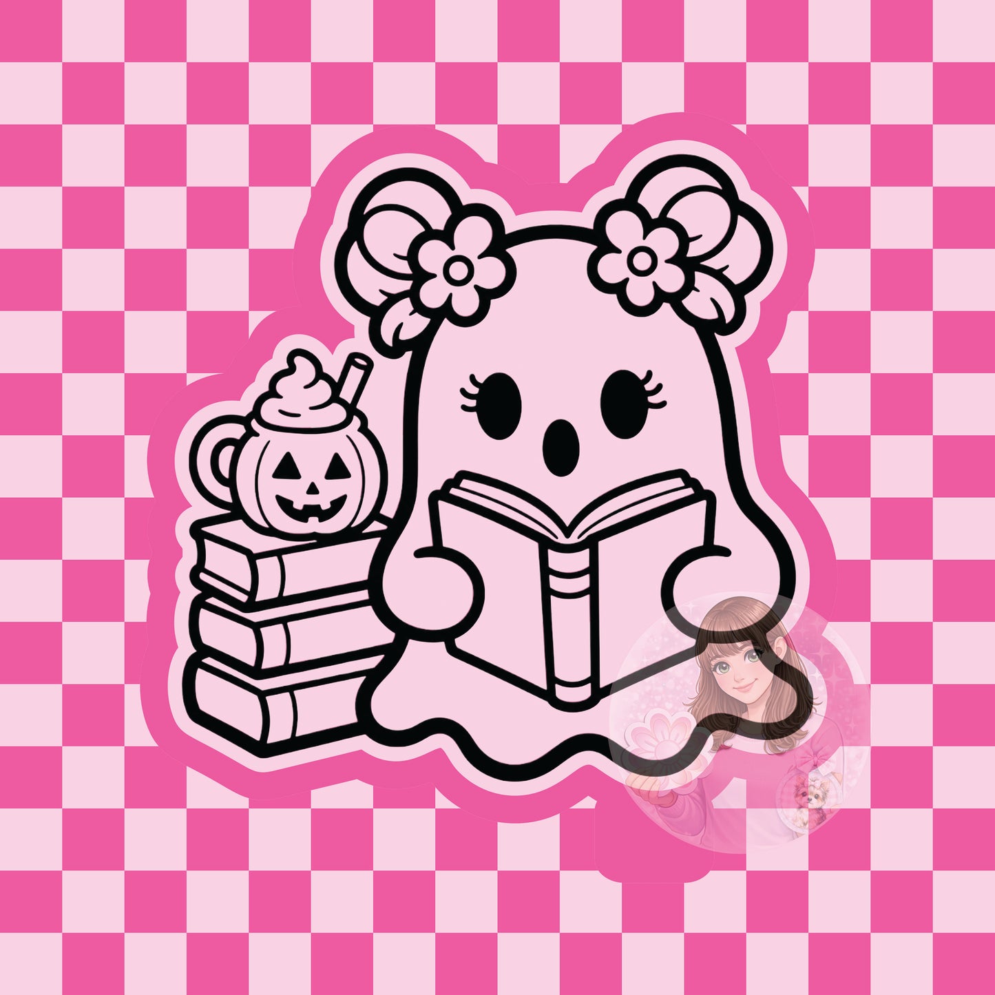 Book ghost silicone freshie mold