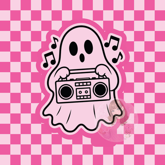 Boom box ghost silicone freshie mold