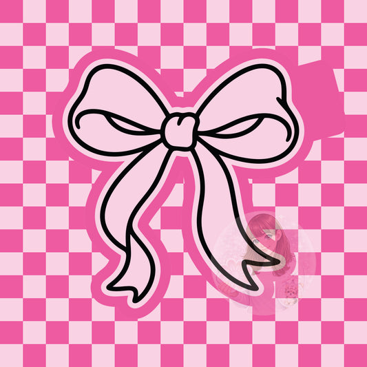 Pretty bow silicone freshie mold