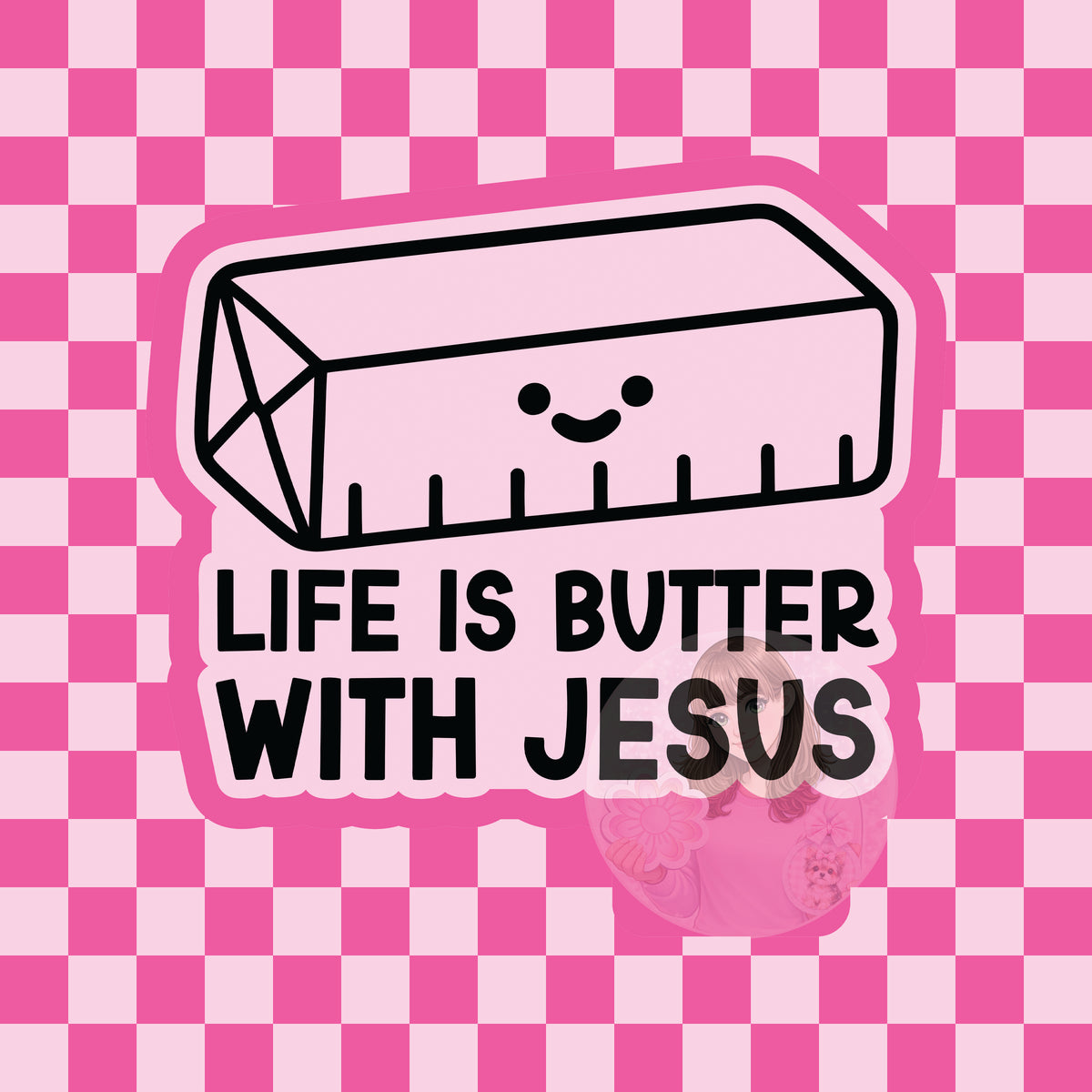 Life is butter with Jesus silicone freshie mold