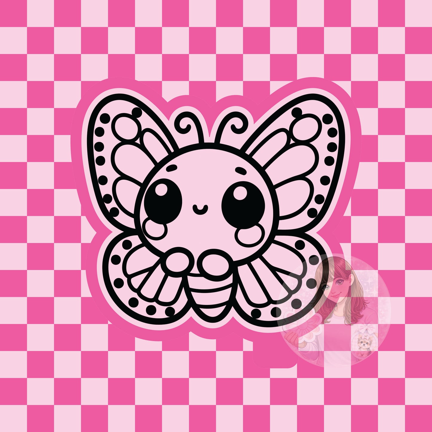Cute butterfly silicone freshie mold