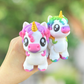 Rainbow unicorn articulated 3D printed figurine
