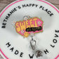 Sweet until provoked retractable badge reel