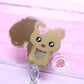 Squirrel badge reel