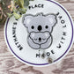 Cute Koala retractable badge reel