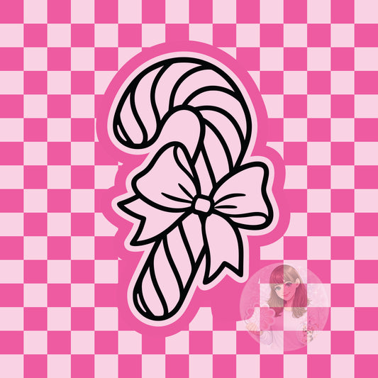 Candy cane silicone freshie mold