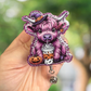 Halloween Highland Cow Retractable Badge Reel