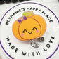 Halloween sweet pumpkin badge reel