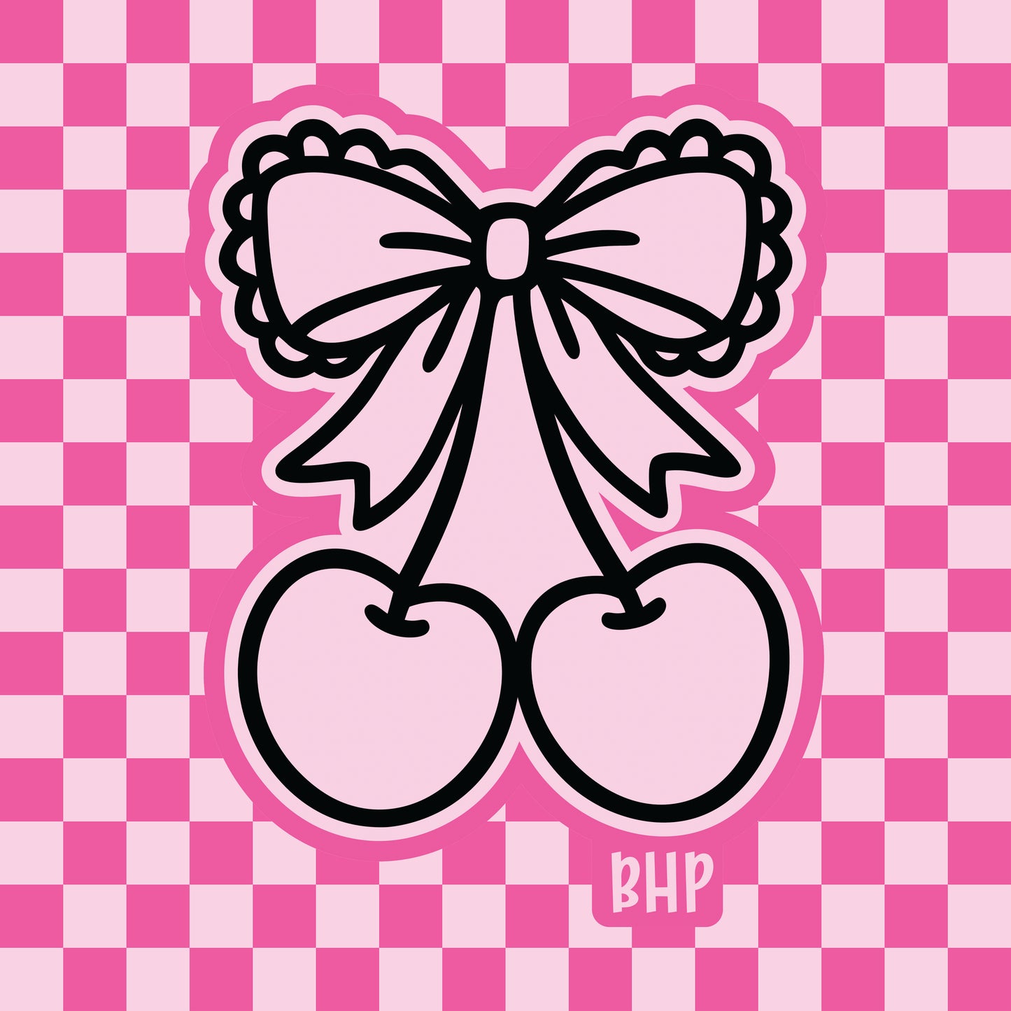 Cherry ruffle bow silicone freshie mold