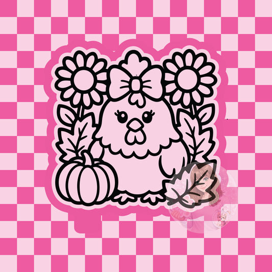 Fall chicken silicone freshie mold