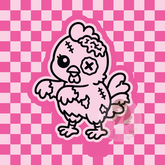 Chicken zombie silicone freshie mold