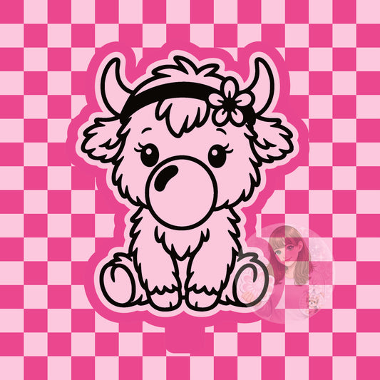Bubblegum cow silicone freshie mold