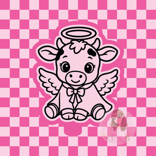 Angel cow silicone freshie mold