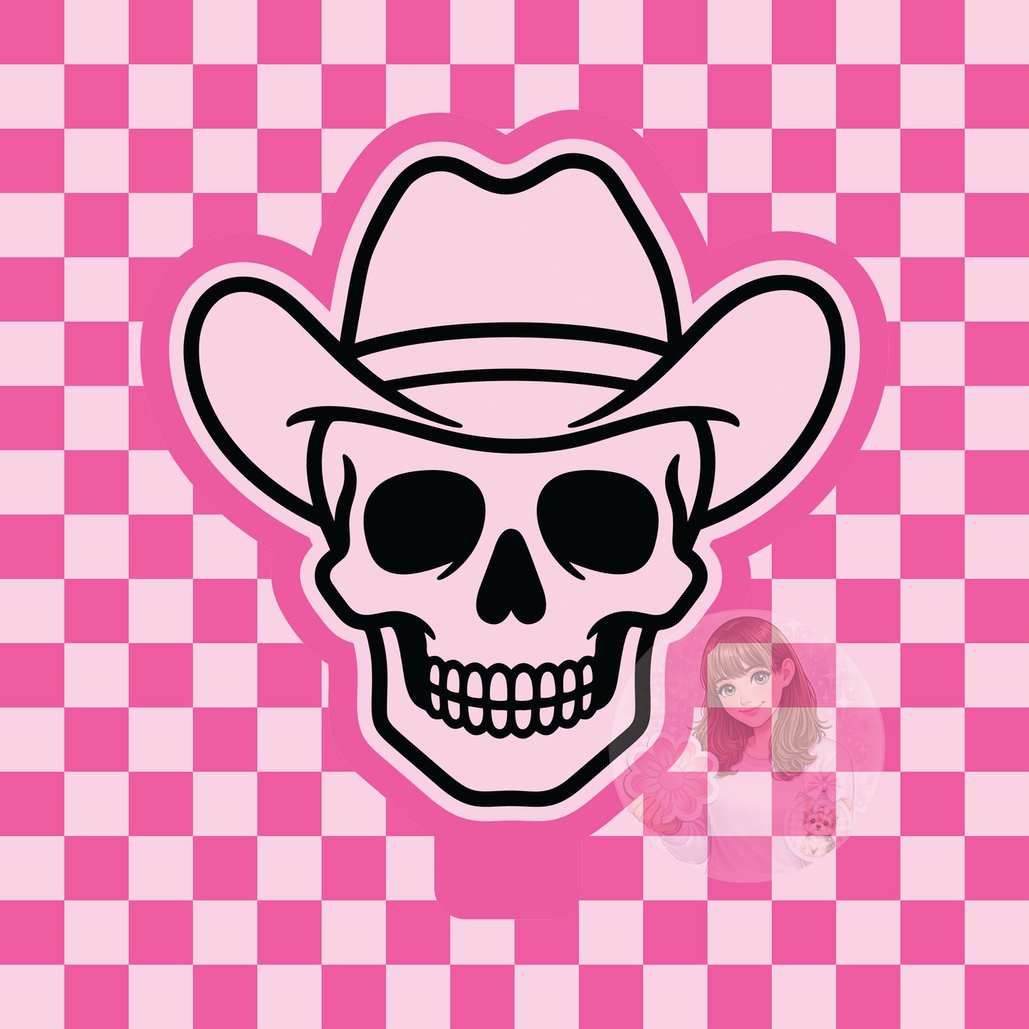 Cowboy skull head silicone freshie mold