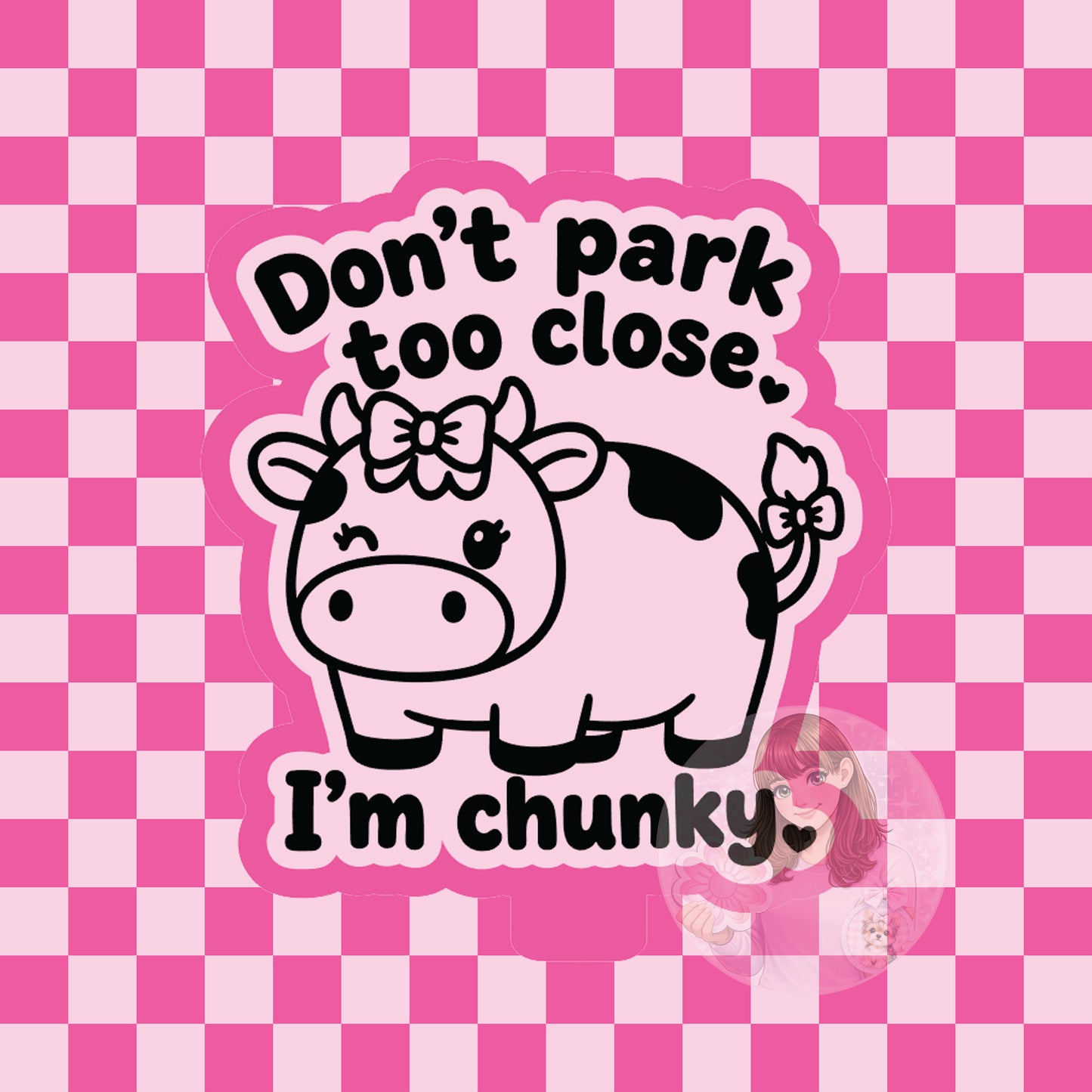 Don't park too close I'm chunky silicone freshie mold