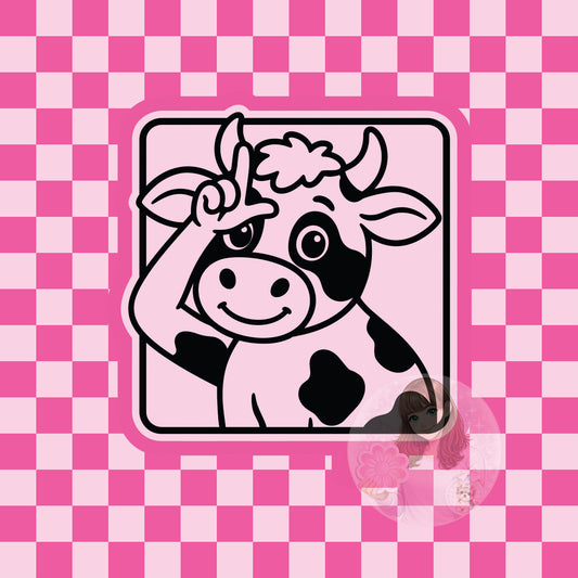 Loser cow silicone freshie mold