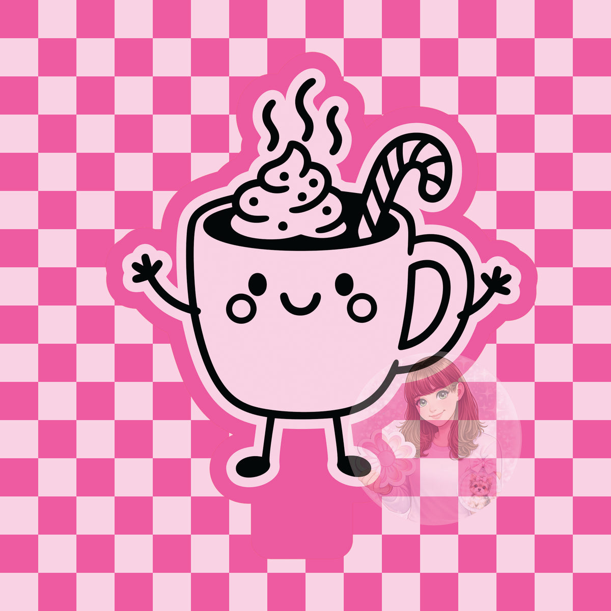 Cocoa mug cutie silicone freshie mold