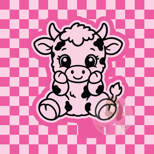 Cutesy cow silicone freshie mold