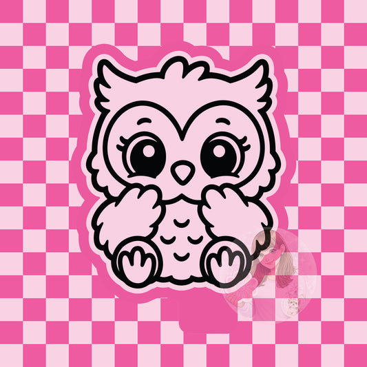 Cutesy owl silicone freshie mold