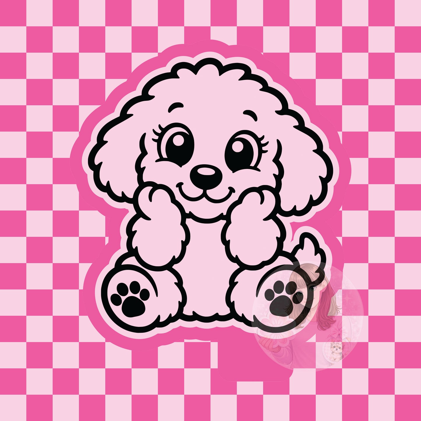 Cutesy puppy silicone freshie mold