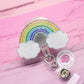 Rainbow badge reel