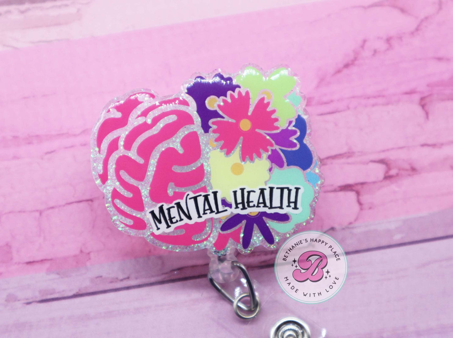 Mental health badge reel