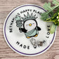 Liberty penguin retractable badge reel